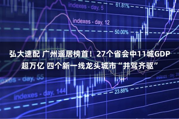 弘大速配 广州遥居榜首！27个省会中11城GDP超万亿 四个新一线龙头城市“并驾齐驱”