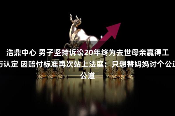 浩鼎中心 男子坚持诉讼20年终为去世母亲赢得工伤认定 因赔付标准再次站上法庭：只想替妈妈讨个公道